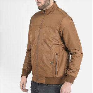 Stylish <b>Men</b> Outerwear Bomber <b>Jacket</b> Clean Design Relaxed Fit <b>Light</b> Warmth Suitable For Everyday Casual And Travel Wear - Product Image 2