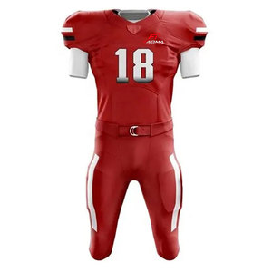 Tissu 100 % polyester, uniforme américain, léger et respirant, idéal pour les mouvements rapides et les matchs intenses. - Product Image 1