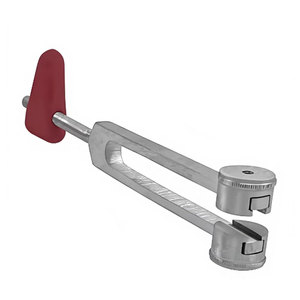 Diapasón de Afinación Combinado Premium C128 Plateado con Martillo de Reflejos Taylor para Examen Neurológico Médico - Product Image 2