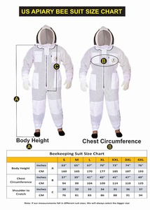 Traje de Apicultura de 3 Capas Ultra Ventilado, Resistente a Cortes y al Calor, para Hombres y Mujeres, con Velo Desmontable y Guantes - Product Image 6