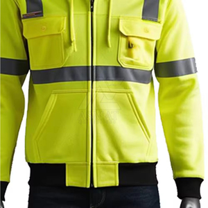 Chaqueta de Trabajo de Seguridad Impermeable de Alta Visibilidad para Hombre, Abrigo Protector Reflectante para Uso Industrial - Product Image 3