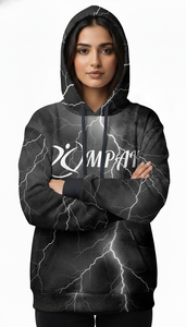 เสื้อฮู้ดดี้โอเวอร์ไซส์สไตล์ลำลองทันสมัยสำหรับทุกเพศ พร้อมลายพิมพ์แบบ Sublimation ทั่วตัว สำหรับแบรนด์เสื้อผ้าสตรีทแวร์ - Product Image 2