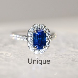 Bague en argent sterling 925 avec tanzanite - Product Image 1