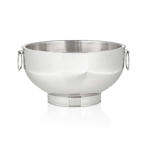 Seau à glace vintage de qualité supérieure en métal, forme ronde, résistant à la rouille, pour boissons, idéal pour la maison, l'hôtel et les bars. - Product Image 1