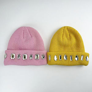 Gorro de Punto Personalizado de Fábrica, 60 Colores, Gorro Grueso de Invierno con Logotipo Bordado - Product Image 1