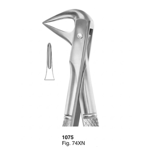 Pinzas de Extracción Fig. 74XN raíces inferiores e incisivos estrechos (patrón inglés) |   Acero Inoxidable de Primera Calidad - Product Image 1