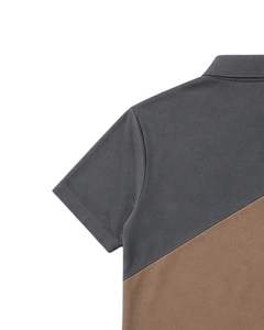 Chemise pour homme en piqué de coton diagonale respirant, brodée, personnalisée, vêtements décontractés de qualité supérieure, OEM ODM, marque privée - Product Image 4