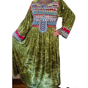 Tribal ethnique Vintage Kuchi Afghan à la main pleine broderie travail manuel Afghani robe traditionnelle Afghan Pashtun Culture robe 2023 - Product Image 1