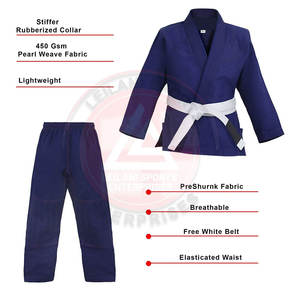 Servicio OEM, Venta al por Mayor de Uniformes de Jiu-Jitsu de Manga Larga, Tela de Algodón de Alta Calidad, Duradera, Transpirable y Ligera, 440g - Product Image 4
