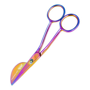Ciseaux professionnels pour appliques Needle Works, en acier inoxydable, finition polie, type bec de canard, pour broderie - Product Image 4