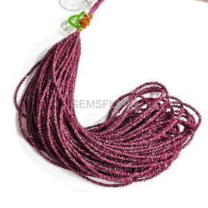 Cuentas de diamante rosa natural, pequeñas cuentas de diamante rosa sin cortar de 2-3 mm, cuentas de diamante en bruto, pepitas de diamante para la fabricación de joyas. - Product Image 3