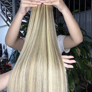 ผมแท้เวียดนาม Platinum 613 แบบตรง  ชนิด Remy  แบบ Double Drawn น้ำหนัก 100 กรัม - Product Image 1