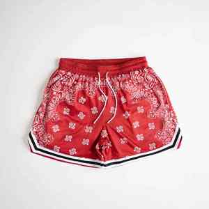 Pantalon de basketball unisexe personnalisé, coupe ample en mesh, séchage rapide, sublimation, vêtements de sport pour la gym - Product Image 4