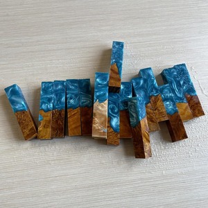 SAZ ENTERPRISES Manche de couteau en résine et bois personnalisé – Manche à motif unique pour couteaux de cuisine et de chasse - Product Image 4