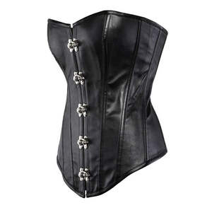 Faja moldeadora de cuerpo de calidad, corsé bustier de cuero para mujer, corsé top de cintura delgada para mujer con precio económico OEM - Product Image 2