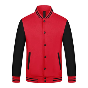 New Best Quality Custom Adult and Youth Casual <b>Thin</b> Baseball Letterman Color Fleece Varsity <b>Jacket</b> 100% Cotton - Product Image 2