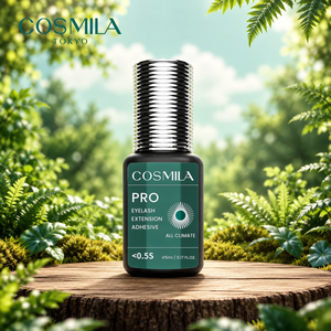 กาวต่อขนตา COSMILA Pro <0.5 วินาที ติดทนนาน 8 สัปดาห์ ผลิตในญี่ปุ่น ใช้ได้ทุกสภาพอากาศ กันน้ำ รับสั่งซื้อแบบขายส่ง - Product Image 1