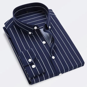 Chemise formelle pour homme en coton 100% premium, tissu satiné, anti-rides, respirante, col rabattu, impression numérique personnalisée OEM - Product Image 3