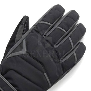 Gants de ski d'extérieur pour hommes, design imperméable et durable, isolation thermique, paume antidérapante, doigts renforcés, poignets sécurisés - Product Image 6
