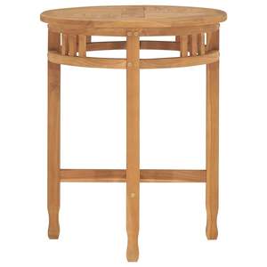 Set da pranzo da 3 pezzi in legno di Teak massello per uso giardino - Product Image 4