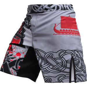 Shorts de combat MMA personnalisés OEM, légers, à séchage rapide, respirants, avec taille élastique, pour la boxe thaïlandaise - Product Image 1