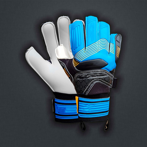 Guantes de Portero de Fútbol, de Cuero, Completos, Transpirables, Antideslizantes, con Correa Ajustable para la Muñeca y Cierre de Gancho y Bucle - Product Image 3