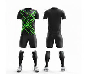 Uniforme de Fútbol Premium – Uniforme de Equipo con Sublimación Completa |   Tallas para Hombres, Mujeres y Jóvenes |   Ropa Deportiva Ligera de Secado Rápido para Entrenamiento - Product Image 1