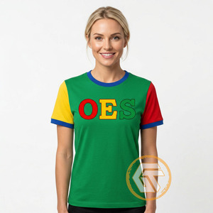 เสื้อยืดผู้หญิงสไตล์ลำลองสำหรับฤดูร้อน ยี่ห้ออีสเทิร์นสตาร์ ผ้าคอตตอนเจอร์ซีย์ 100% ระบายอากาศได้ดี เป็นมิตรกับสิ่งแวดล้อม ป้องกันรอยยับ ป้องกันการเป็นขุย ขายส่ง - Product Image 2