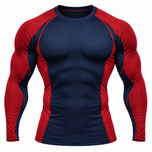 High Quality Jiu Jitsu Long Sleeve <b>Rash</b> <b>Guard</b> for Men Wholesale Factory Cheap Price Custom Made Men <b>MMA</b> <b>Rash</b> <b>Guard</b> OEM 2026 - Product Image 4