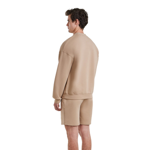 Nouvel ensemble décontracté homme 2026 : T-shirt col rond et short – Tenue d'été élégante, respirante et légère en molleton 100 % coton pour hommes - Product Image 3