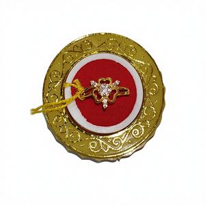 22k Solid Gold <b>Ring</b> For Women Authentic Handcrafted Ethnic Indian Jewelry Genuine Fancy Party Bridal Wear <b>Statement</b> Piece - Product Image 1