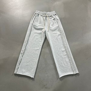 ชุดวอร์มมีฮู้ดผ้าฟลีซผสมโพลีเอสเตอร์/คอตตอน แบบ unisex สีพื้น ความยาวเต็มตัว มีเชือกผูกเอว สไตล์ลำลอง สตรีทแวร์ เสื้อสเวตเชิ้ต กางเกงขายาว สำหรับฤดูหนาว - Product Image 2