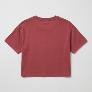 Camiseta Corta de Algodón con Logo Personalizado para Mujer, Estilo Urbano, Oversize, de Manga Corta - Product Image 5