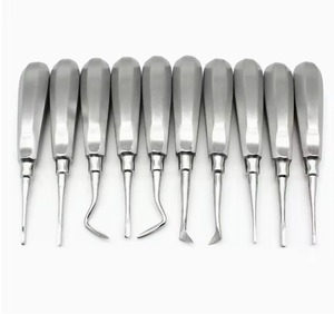 Juego de 10 Elevadores de Raíces de Acero Inoxidable para Extracción Dental, Instrumentos de Cirugía Dental con Certificación CE, Endopro Care - Product Image 1
