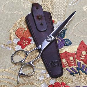 Ciseaux de coiffure professionnels avec lames en acier inoxydable et manche long en caoutchouc, ciseaux à effiler pour salon de coiffure - Product Image 5