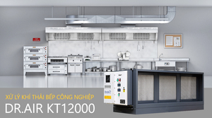 Dr.Air KT12000 Précipitateur électrostatique de fumée de cuisine avec filtre structurel en zigzag pour l'élimination de la graisse à haute efficacité - Product Image 4