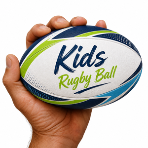 Ballon de rugby personnalisable taille 5 en mousse PVC souple couleurs et logos personnalisés pour la publicité promotionnelle - Product Image 5