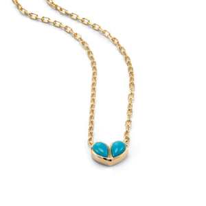 Petit collier multicolore turquoise personnalisé Collier de pierres de naissance en cristal de zircon <span class=keywords><strong>Pretty</strong></span> <span class=keywords><strong>Little</strong></span> Thing bijoux en argent sterling 925 - Product Image 1