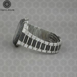Reloj de Lujo para Hombre Charm_Jewells, Acero Inoxidable, Esfera de 40 mm, Diseño Mandala Negro, Movimiento Mecánico Analógico, Cierre de Mariposa 10 - Product Image 2