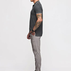 Nouveaux Polos Homme 2026 Personnalisés en Coton Respirant de Haute Qualité, Style Décontracté à Motif Uni, Prix de Gros - Product Image 6