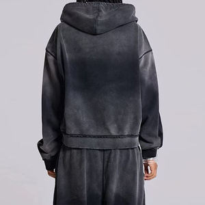 Survêtement unisexe personnalisé, coupe évasée, style football, ample, 100% coton, zippé, pour homme, idéal pour l'hiver, le sport et le streetwear - Product Image 5