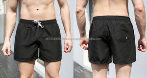 Couleurs haute qualité classique Simple mode été taille élastique hommes Shorts de plage séchage rapide maillots de bain maillot de bain - Product Image 5
