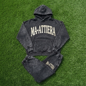 Custom Washed Oversized Hoodie and <b>Jogger</b> Sweatpants Set <b>Women</b> Cotton <b>Fleece</b> Streetwear Tracksuit OEM ODM - Product Image 5