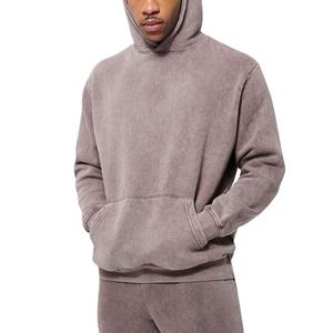 Survêtement pour homme de style tendance, qualité supérieure, effet délavé à l'acide, tissu respirant épais, taille élastique, survêtements pour homme effet délavé à l'acide - Product Image 4
