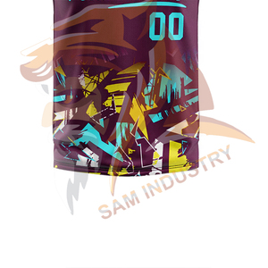 Professional Manufacturer Made Basketball Jersey Quick Dry Custom Sublimation Printed 100% Polyester Basketball Jersey - Product Image 5