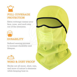 Couvre-visage pour hommes et femmes, pour le travail en plein air, le cyclisme, le ski, la course à pied, coupe-vent, résistant à la poussière, couvre-tête et cou - Product Image 3