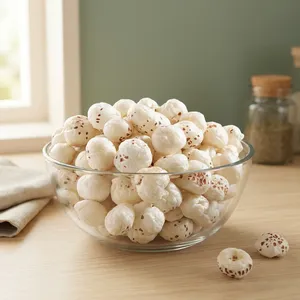 Makhana (Nuez de la India) 5 Suta, Seleccionada a Mano - Grado de Exportación Premium, Diámetro de 15mm-18mm, Marca Global Seedly, Para Consumo Tostado, 12 Meses de Caducidad - Product Image 3