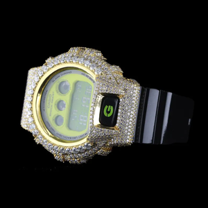 Starspire Jewels - Reloj de Lujo con Moissanita VVS Premium, Correa Plateada, Tamaño Personalizable, Mecánico Analógico, 3 bar, Clásico y Moderno - Product Image 3