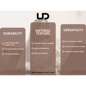 Cheveux humains indiens droits noirs naturels non traités de 12 pouces-Ensemble de cheveux vierges de haute qualité, alignés sur les cuticules - Product Image 4