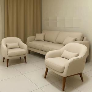 โรงงานเฟอร์นิเจอร์ Accent Home จำหน่ายโดยตรง เก้าอี้ปรับเอนได้สำหรับโรงแรม ระเบียง ทำจากไม้และผ้า เหมาะสำหรับห้องนั่งเล่นและพักผ่อน - Product Image 2